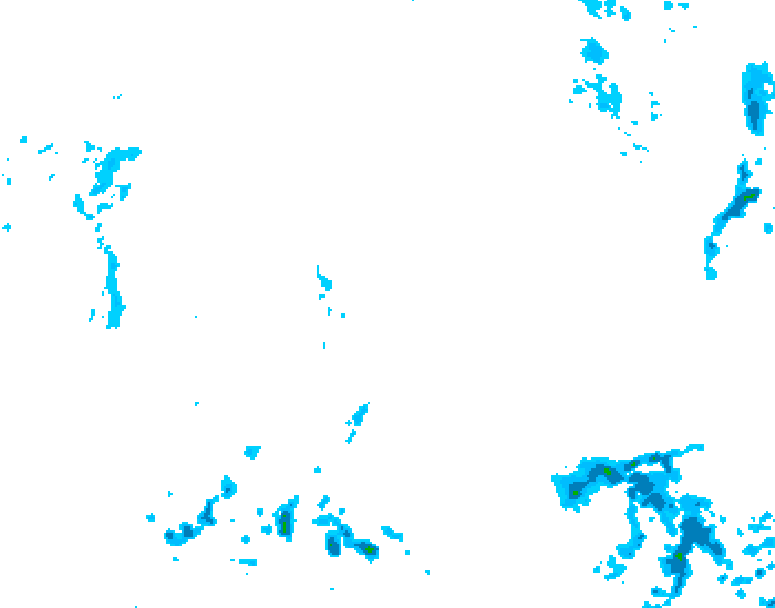 GDPS precipitation 210 hour forecast chart for Canada based on 2026/04/18 1200Z data