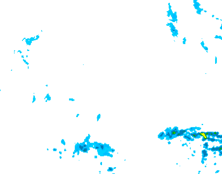 GDPS precipitation 222 hour forecast chart for Canada based on 2026/04/18 1200Z data