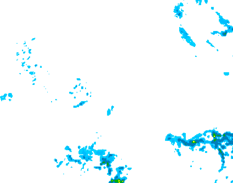 GDPS precipitation 228 hour forecast chart for Canada based on 2026/04/18 1200Z data