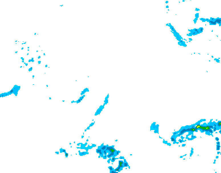 GDPS precipitation 234 hour forecast chart for Canada based on 2026/04/18 1200Z data