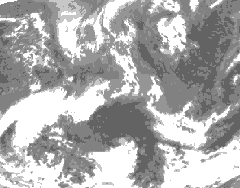 GDPS total cloud 168 hour forecast chart for Canada based on 2026/04/18 0000Z data