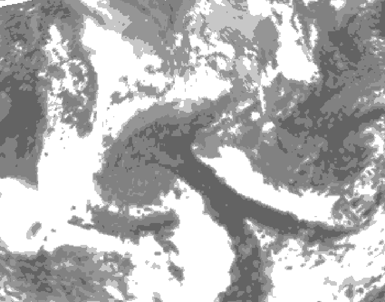GDPS total cloud 168 hour forecast chart for Canada based on 2026/04/18 1200Z data