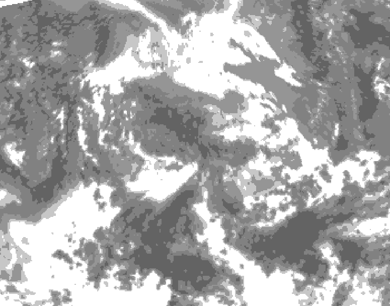 GDPS total cloud 216 hour forecast chart for Canada based on 2026/04/18 1200Z data