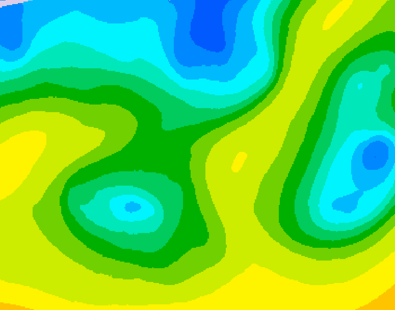 GDPS 500 millibar geopotential height 144 hour forecast chart for Canada based on 2026/04/19 0000Z data