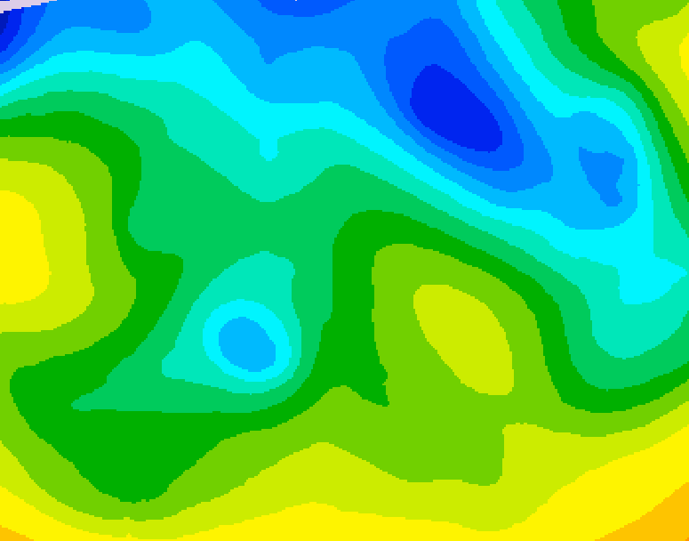 GDPS 500 millibar geopotential height 180 hour forecast chart for Canada based on 2026/04/19 0000Z data