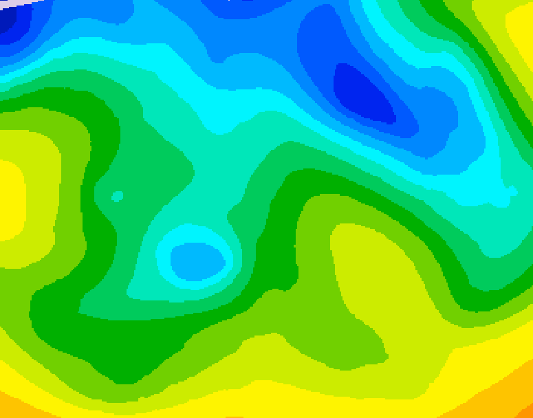 GDPS 500 millibar geopotential height 186 hour forecast chart for Canada based on 2026/04/19 0000Z data