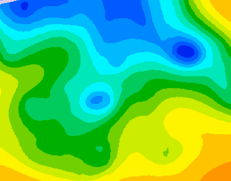 GDPS 500 millibar geopotential height 210 hour forecast chart for Canada based on 2026/04/19 0000Z data