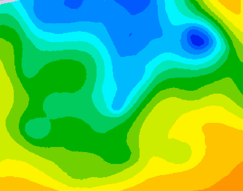 GDPS 500 millibar geopotential height 228 hour forecast chart for Canada based on 2026/04/19 0000Z data