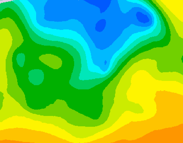 GDPS 500 millibar geopotential height 240 hour forecast chart for Canada based on 2026/04/19 0000Z data
