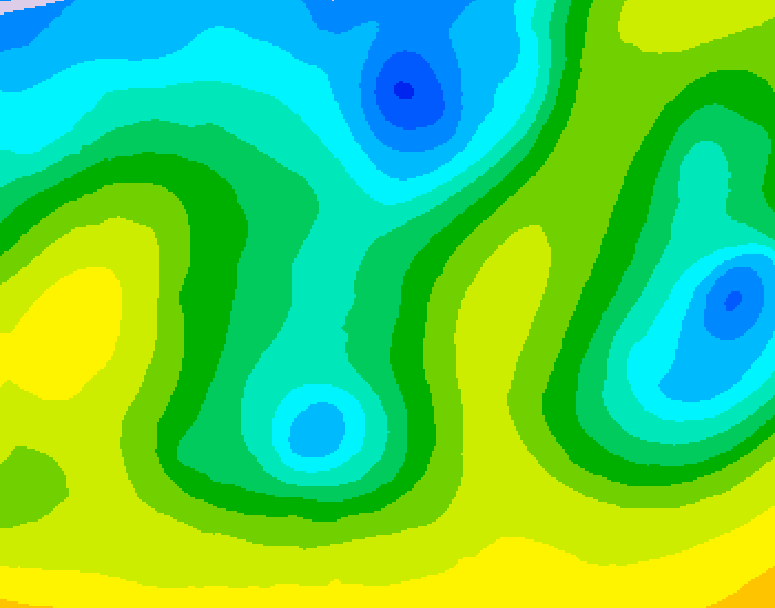 GDPS 500 millibar geopotential height 138 hour forecast chart for Canada based on 2026/04/19 1200Z data