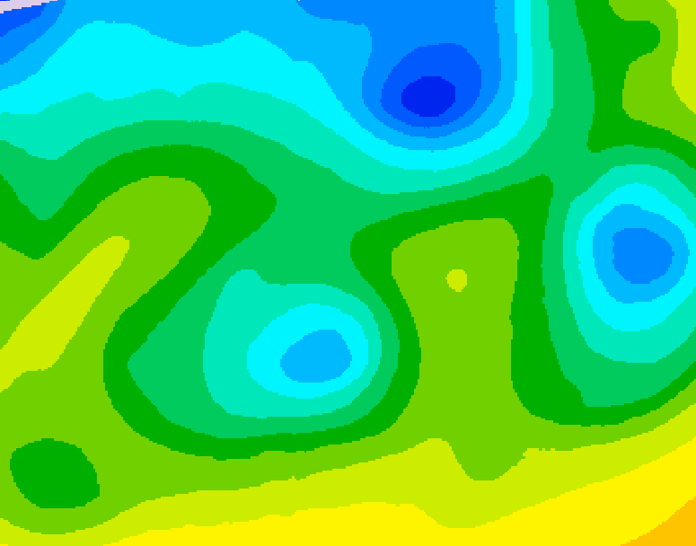 GDPS 500 millibar geopotential height 162 hour forecast chart for Canada based on 2026/04/19 1200Z data