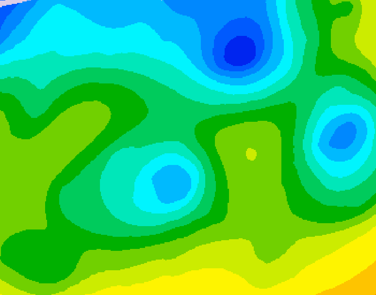 GDPS 500 millibar geopotential height 168 hour forecast chart for Canada based on 2026/04/19 1200Z data