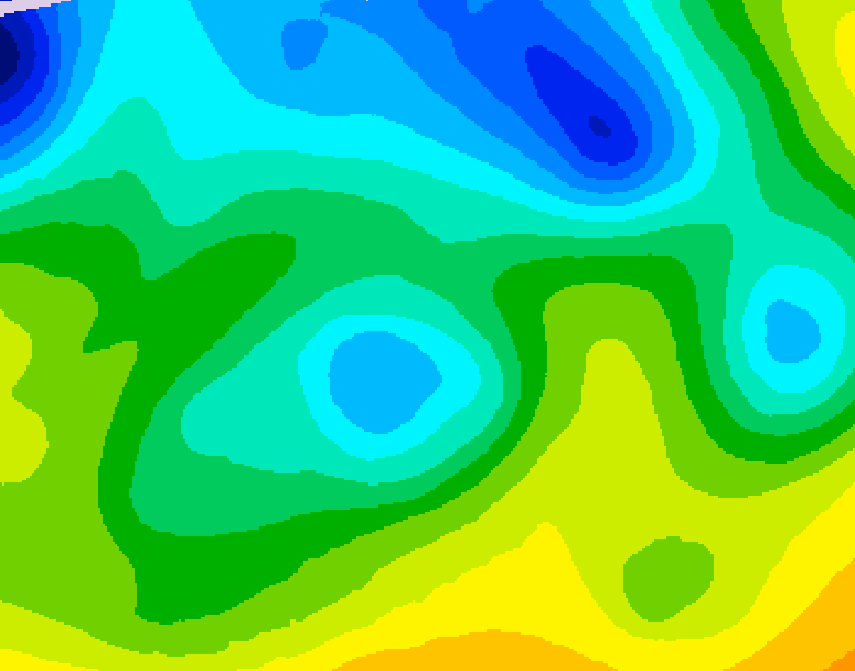 GDPS 500 millibar geopotential height 186 hour forecast chart for Canada based on 2026/04/19 1200Z data