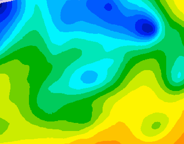 GDPS 500 millibar geopotential height 204 hour forecast chart for Canada based on 2026/04/19 1200Z data