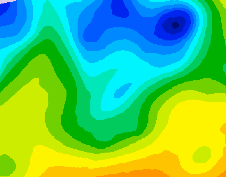 GDPS 500 millibar geopotential height 228 hour forecast chart for Canada based on 2026/04/19 1200Z data