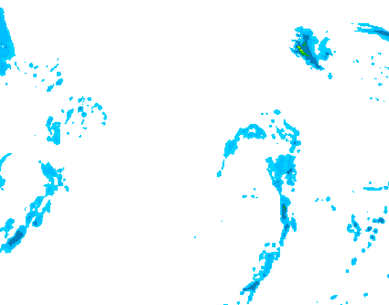 GDPS precipitation 006 hour forecast chart for Canada based on 2026/04/19 0000Z data