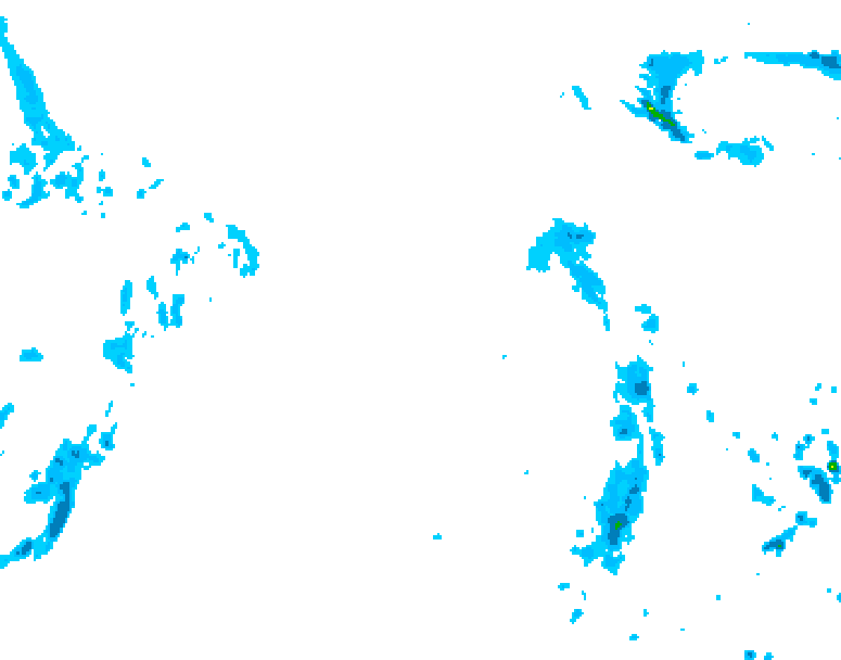 GDPS precipitation 012 hour forecast chart for Canada based on 2026/04/19 0000Z data