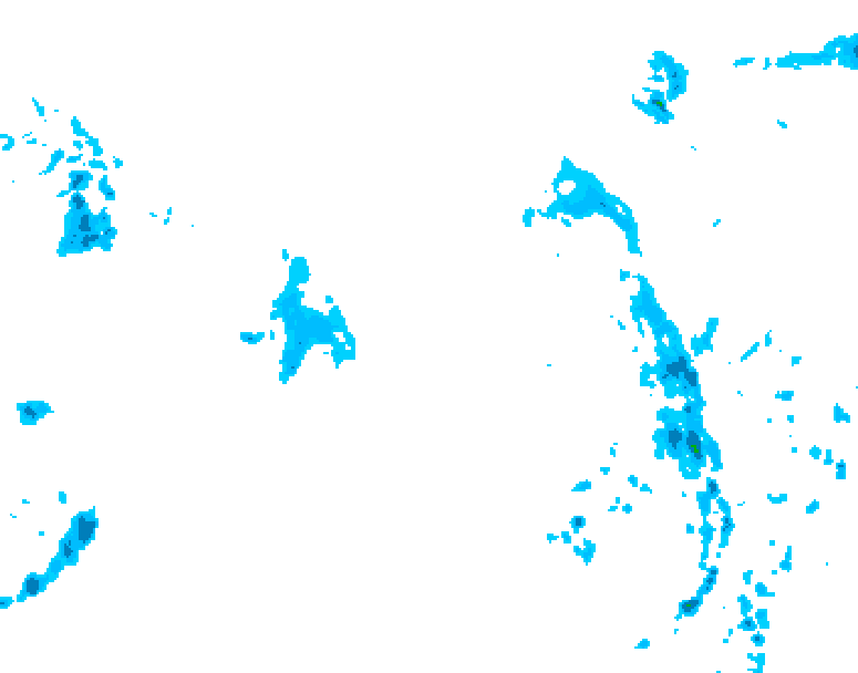 GDPS precipitation 024 hour forecast chart for Canada based on 2026/04/19 0000Z data