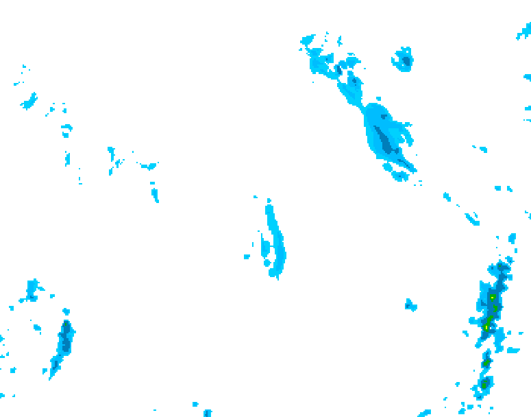 GDPS precipitation 042 hour forecast chart for Canada based on 2026/04/19 0000Z data
