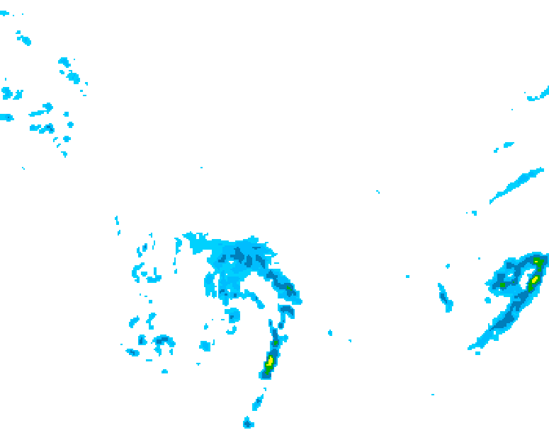 GDPS precipitation 120 hour forecast chart for Canada based on 2026/04/19 0000Z data