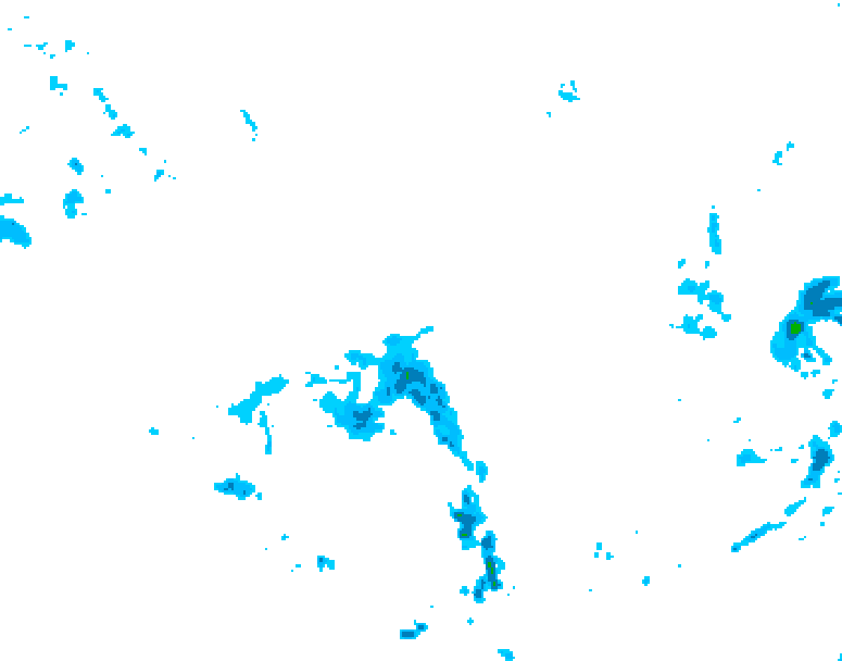 GDPS precipitation 138 hour forecast chart for Canada based on 2026/04/19 0000Z data