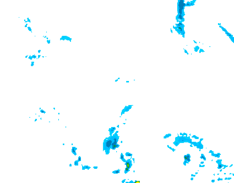 GDPS precipitation 222 hour forecast chart for Canada based on 2026/04/19 0000Z data
