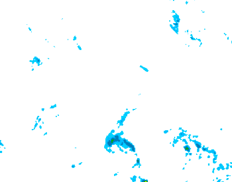 GDPS precipitation 228 hour forecast chart for Canada based on 2026/04/19 0000Z data