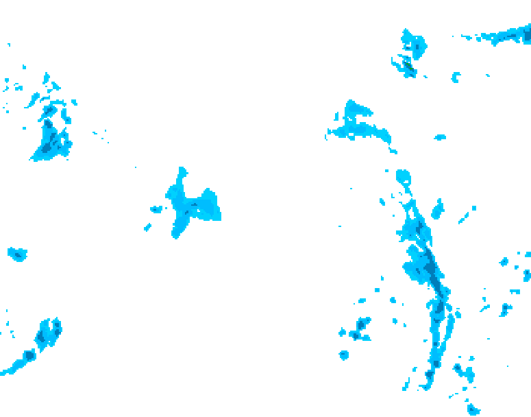 GDPS precipitation 012 hour forecast chart for Canada based on 2026/04/19 1200Z data