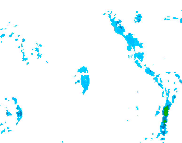 GDPS precipitation 024 hour forecast chart for Canada based on 2026/04/19 1200Z data