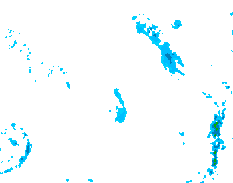 GDPS precipitation 030 hour forecast chart for Canada based on 2026/04/19 1200Z data