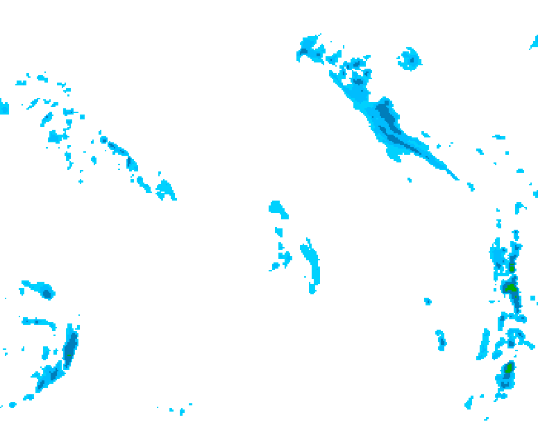 GDPS precipitation 036 hour forecast chart for Canada based on 2026/04/19 1200Z data