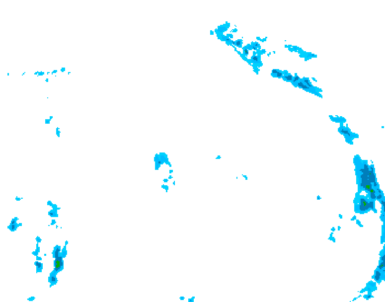 GDPS precipitation 054 hour forecast chart for Canada based on 2026/04/19 1200Z data