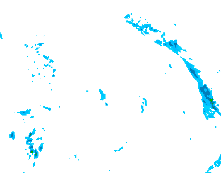 GDPS precipitation 060 hour forecast chart for Canada based on 2026/04/19 1200Z data