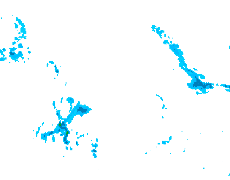 GDPS precipitation 084 hour forecast chart for Canada based on 2026/04/19 1200Z data