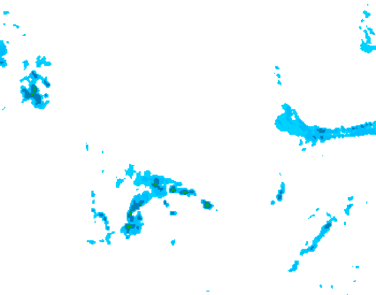 GDPS precipitation 096 hour forecast chart for Canada based on 2026/04/19 1200Z data