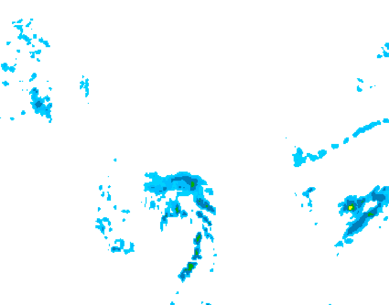 GDPS precipitation 108 hour forecast chart for Canada based on 2026/04/19 1200Z data