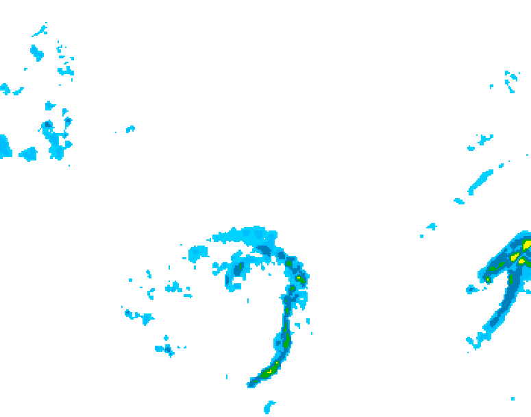 GDPS precipitation 114 hour forecast chart for Canada based on 2026/04/19 1200Z data