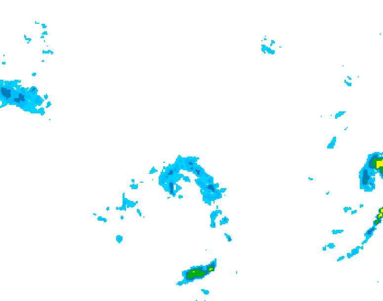 GDPS precipitation 120 hour forecast chart for Canada based on 2026/04/19 1200Z data