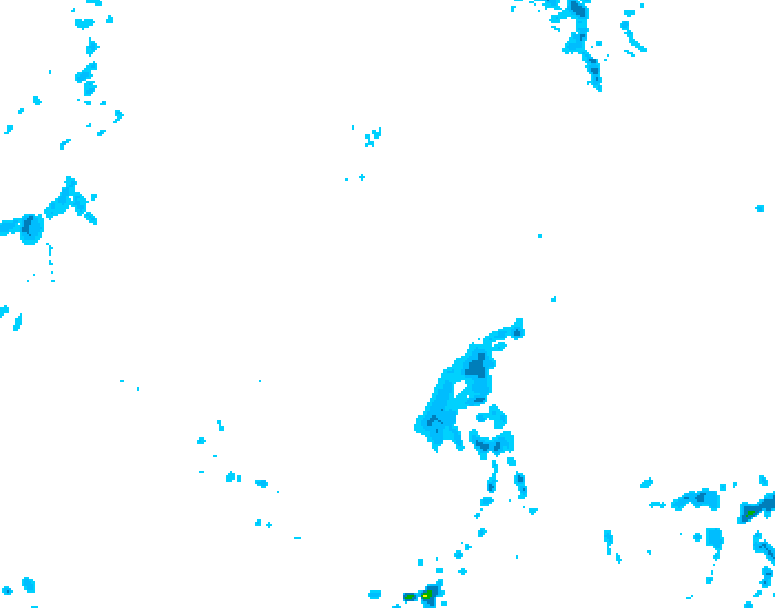 GDPS precipitation 228 hour forecast chart for Canada based on 2026/04/19 1200Z data