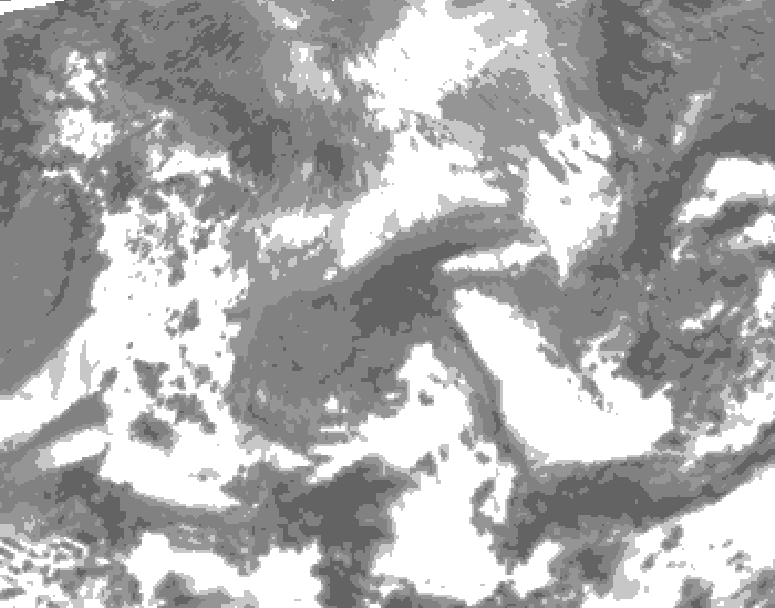 GDPS total cloud 168 hour forecast chart for Canada based on 2026/04/19 1200Z data