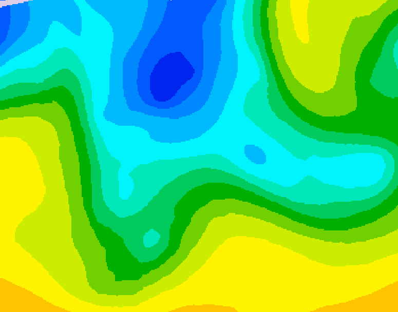 GDPS 500 millibar geopotential height 084 hour forecast chart for Canada based on 2026/04/20 0000Z data