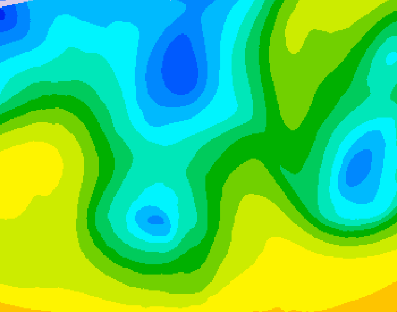GDPS 500 millibar geopotential height 108 hour forecast chart for Canada based on 2026/04/20 0000Z data