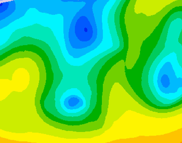 GDPS 500 millibar geopotential height 114 hour forecast chart for Canada based on 2026/04/20 0000Z data