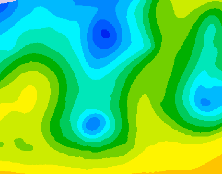 GDPS 500 millibar geopotential height 120 hour forecast chart for Canada based on 2026/04/20 0000Z data