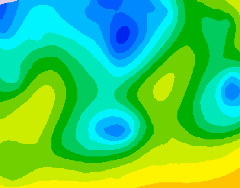 GDPS 500 millibar geopotential height 138 hour forecast chart for Canada based on 2026/04/20 0000Z data