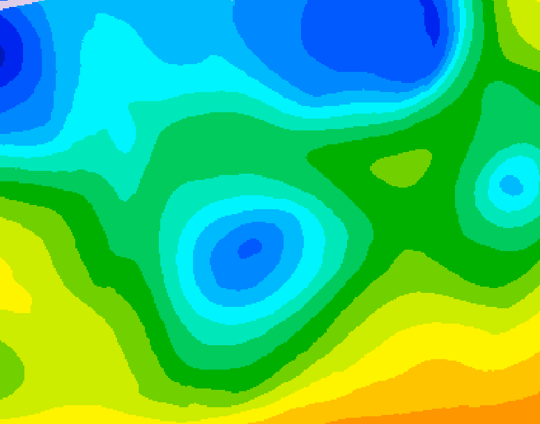 GDPS 500 millibar geopotential height 186 hour forecast chart for Canada based on 2026/04/20 0000Z data
