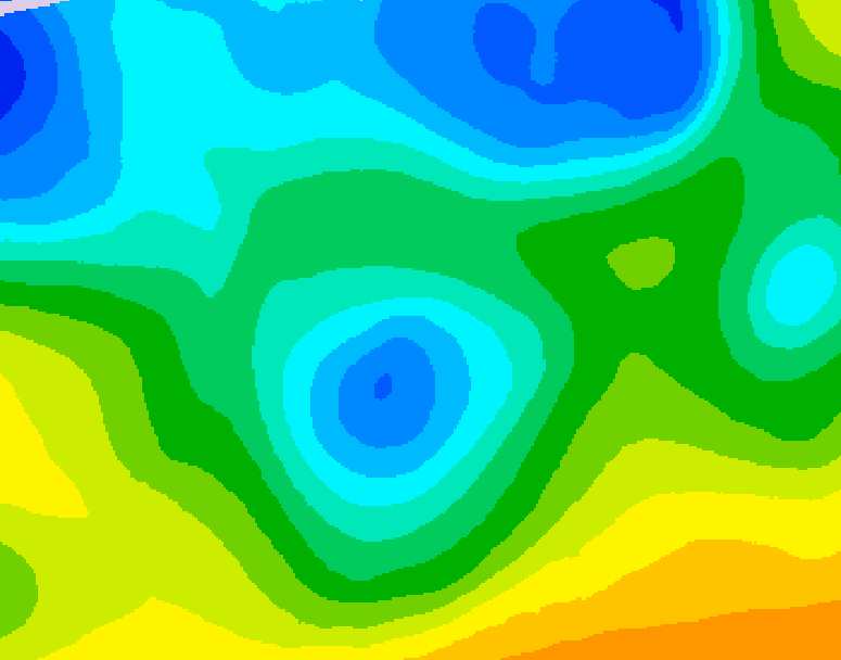 GDPS 500 millibar geopotential height 192 hour forecast chart for Canada based on 2026/04/20 0000Z data