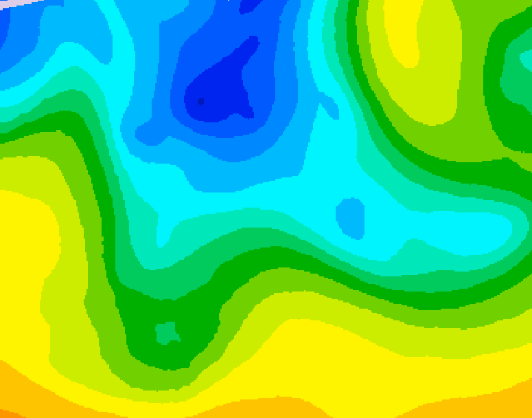 GDPS 500 millibar geopotential height 066 hour forecast chart for Canada based on 2026/04/20 1200Z data