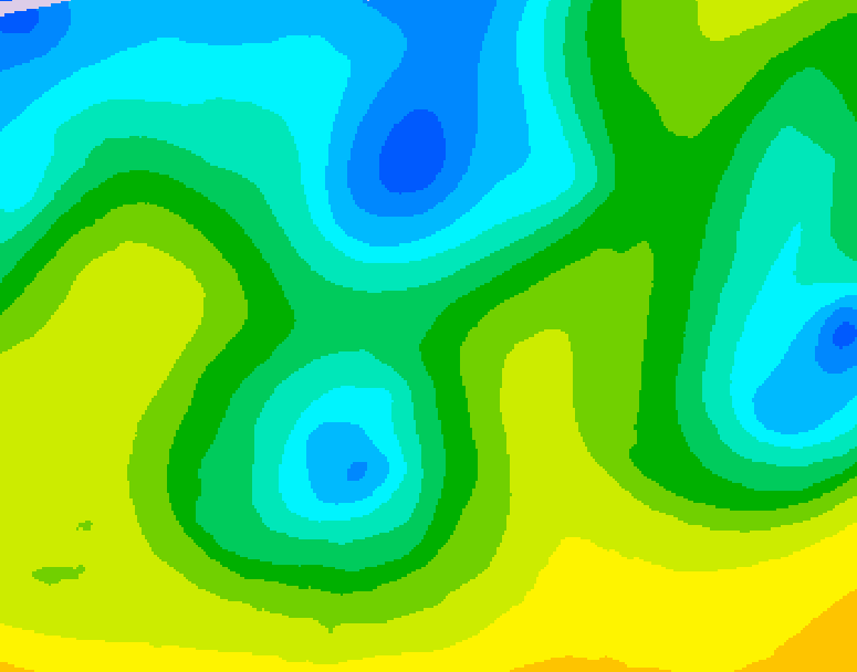 GDPS 500 millibar geopotential height 108 hour forecast chart for Canada based on 2026/04/20 1200Z data