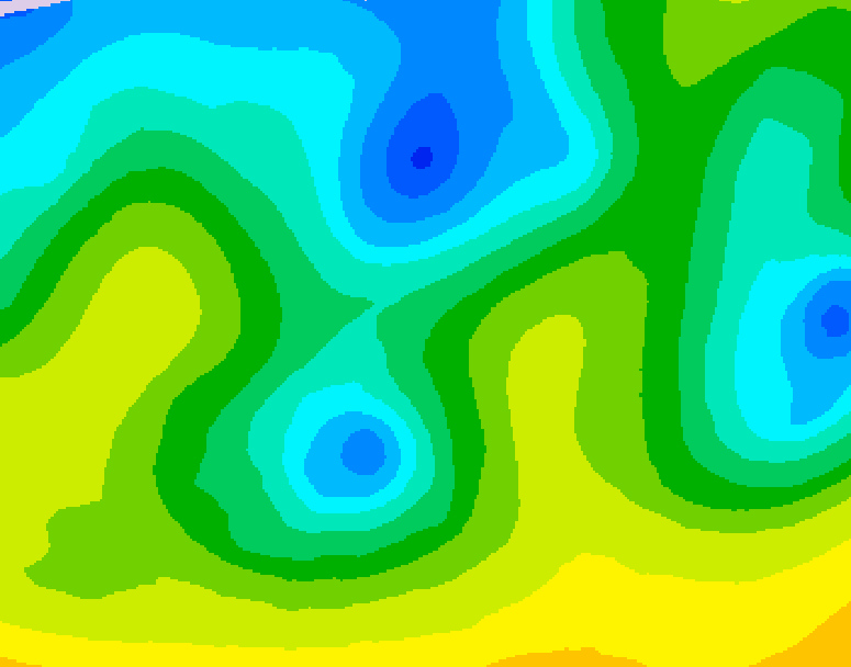 GDPS 500 millibar geopotential height 114 hour forecast chart for Canada based on 2026/04/20 1200Z data